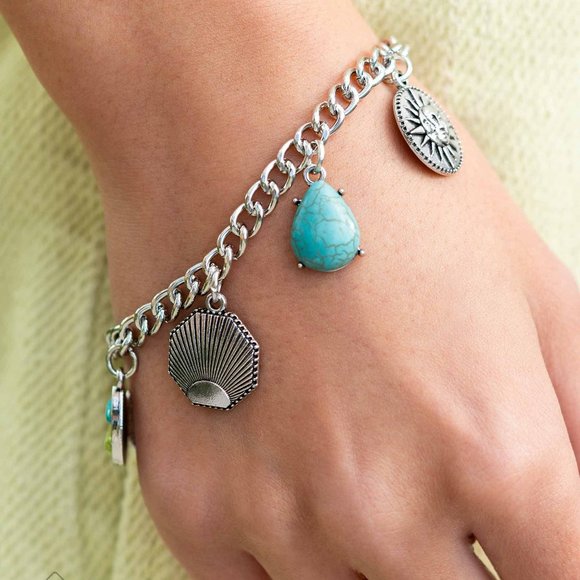paparazzi Jewelry - Nimble Nomad - Blue Bracelet